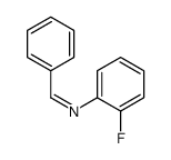 N-(2-fluorophenyl)-1-phenylmethanimine结构式