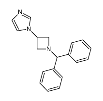 1-(1-benzhydrylazetidin-3-yl)imidazole结构式