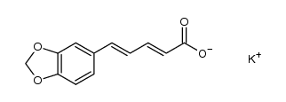 potassium piperonyl pentadienoate结构式