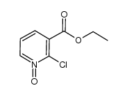 ethyl 2-chloronicotinate-N-oxide结构式