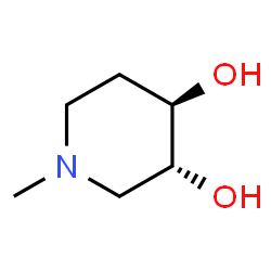 3,4-Piperidinediol,1-methyl-,(3R,4R)-rel-(9CI)结构式