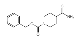 benzyl 4-[amino(thiocarbonyl)]piperidine-1-carboxylate structure