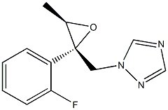 1-(((2S,3R)-2-(2-fluorophenyl)-3-methyloxiran-2-yl)methyl)-1H-1,2,4-triazole结构式