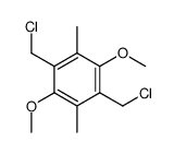 2,5-dimethyl-3,6-bis(chloromethyl)-p-hydroquinone dimethyl ether Structure