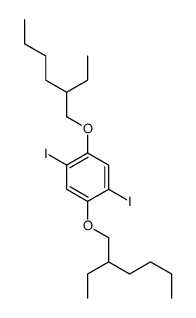 1,4-bis(2-ethylhexoxy)-2,5-diiodobenzene Structure