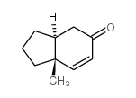 5H-Inden-5-one, 1,2,3,3a,4,7a-hexahydro-7a-methyl-, trans-结构式