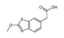 6-Benzothiazoleaceticacid,2-methoxy-(9CI) structure