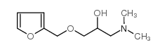 1-(二甲基氨基)-3-(2-呋喃基甲氧基)-2-丙醇结构式