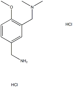 1-(5-(Aminomethyl)-2-methoxyphenyl)-N,N-dimethylmethanamine dihydrochloride Structure