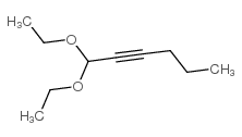 2-Hexynal diethyl acetal Structure