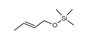But-2-enyl trimethylsilyl ether结构式