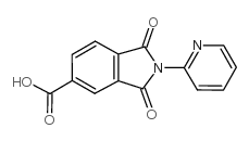 1,3-二氧代-2-吡啶-2-基异吲哚啉e-5-羧酸结构式