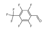 2,3,5,6-tetrafluoro-4-trifluoromethyl-benzaldehyde Structure