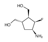 1,2-Cyclopentanedimethanol,4-amino-3-fluoro-,[1S-(1alpha,2beta,3beta,4beta)]-(9CI)结构式