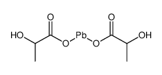 2-hydroxypropanoate,lead(2+)结构式