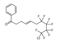 10-chloro-7,7,8,8,9,9,10,10-octafluoro-1-phenyldec-4-en-1-one Structure
