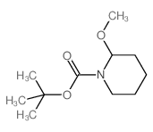 1-Boc-2-Methoxypiperidine结构式