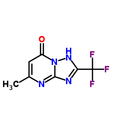5-METHYL-2-TRIFLUOROMETHYL-4H-[1,2,4]TRIAZOLO[1,5-A]PYRIMIDIN-7-ONE结构式