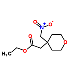 Ethyl 2-(4-(Nitromethyl)Tetrahydro-2H-Pyran-4-Yl)Acetate Structure