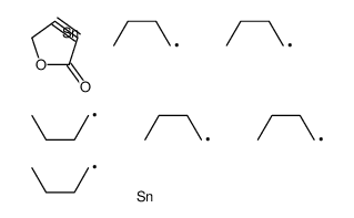 3,4-bis(tributylstannyl)-2H-furan-5-one结构式