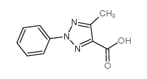 4-methyl-2-phenyl-1,2,3-triazole-5-carboxylic acid Structure