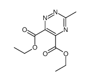 diethyl 3-methyl-1,2,4-triazine-5,6-dicarboxylate结构式