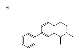 1,2-dimethyl-7-phenyl-1,2,3,4-tetrahydroisoquinolin-2-ium,iodide结构式