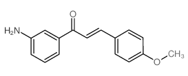 (E)-1-(3-aminophenyl)-3-(4-methoxyphenyl)prop-2-en-1-one结构式