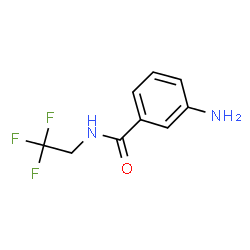 3-Amino-N-(2,2,2-trifluoroethyl)benzamide结构式