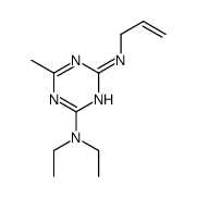 2-N,2-N-diethyl-6-methyl-4-N-prop-2-enyl-1,3,5-triazine-2,4-diamine Structure