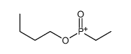butoxy-ethyl-oxophosphanium结构式