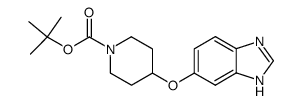 1-Piperidinecarboxylicacid,4-(1H-benzimidazol-6-yloxy)-,1,1-dimethylethylester picture