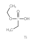 ethoxy(ethyl)phosphinic acid,titanium Structure