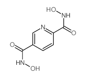 2,5-Pyridinedicarboxamide,N2,N5-dihydroxy-结构式