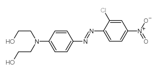 2,2'-[[4-[(2-chloro-4-nitrophenyl)azo]phenyl]imino]bisethanol structure