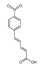 p-Nitrocinnamylideneacetic acid structure