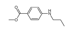 Benzoic acid, 4-(propylamino)-, methyl ester (9CI)结构式