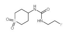 3-(1,1-dioxothian-4-yl)-1-(2-fluoroethyl)urea结构式