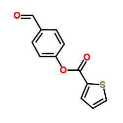 4-FORMYLPHENYL THIOPHENE-2-CARBOXYLATE structure