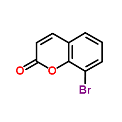 8-溴-2h-1-苯并吡喃-2-酮结构式