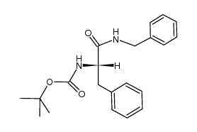 L-N-Boc-phenylalanine benzylamide结构式