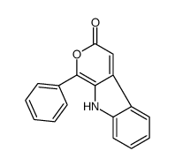 1-phenyl-9H-pyrano[3,4-b]indol-3-one Structure