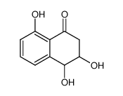 3,4,8-trihydroxy-3,4-dihydronaphthalen-1(2H)-one结构式