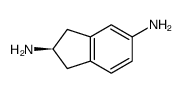 (2r)-(9ci)-2,3-二氢-1H-茚-2,5-二胺结构式
