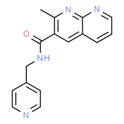 1,8-Naphthyridine-3-carboxamide,2-methyl-N-(4-pyridinylmethyl)-(9CI) picture