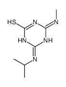 2-(methylamino)-6-(propan-2-ylamino)-1H-1,3,5-triazine-4-thione Structure