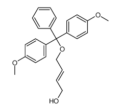 4-[bis(4-methoxyphenyl)-phenylmethoxy]but-2-en-1-ol结构式