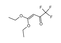 4,4-Diethoxy-1,1,1-trifluorobut-3-en-2-one structure