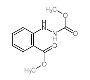 methyl 2-(2-methoxycarbonylhydrazinyl)benzoate structure