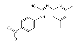 1-(4,6-dimethylpyrimidin-2-yl)-3-(4-nitrophenyl)urea Structure